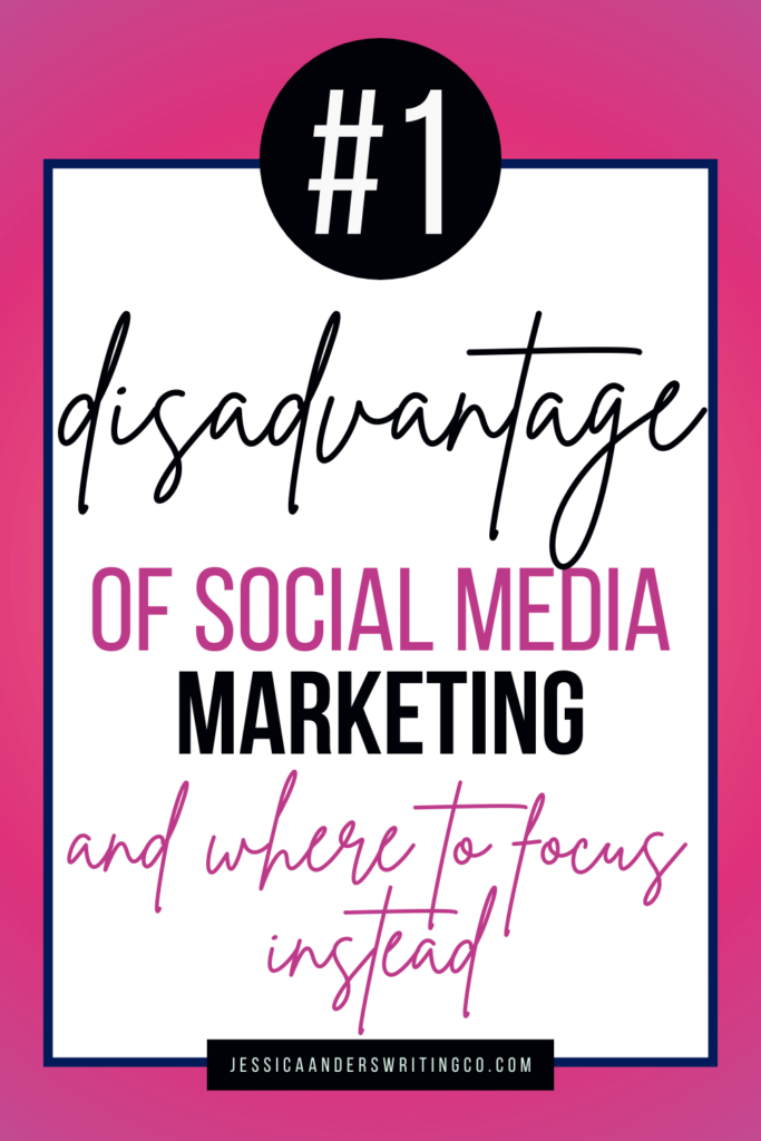 disadvantages of social media marketing