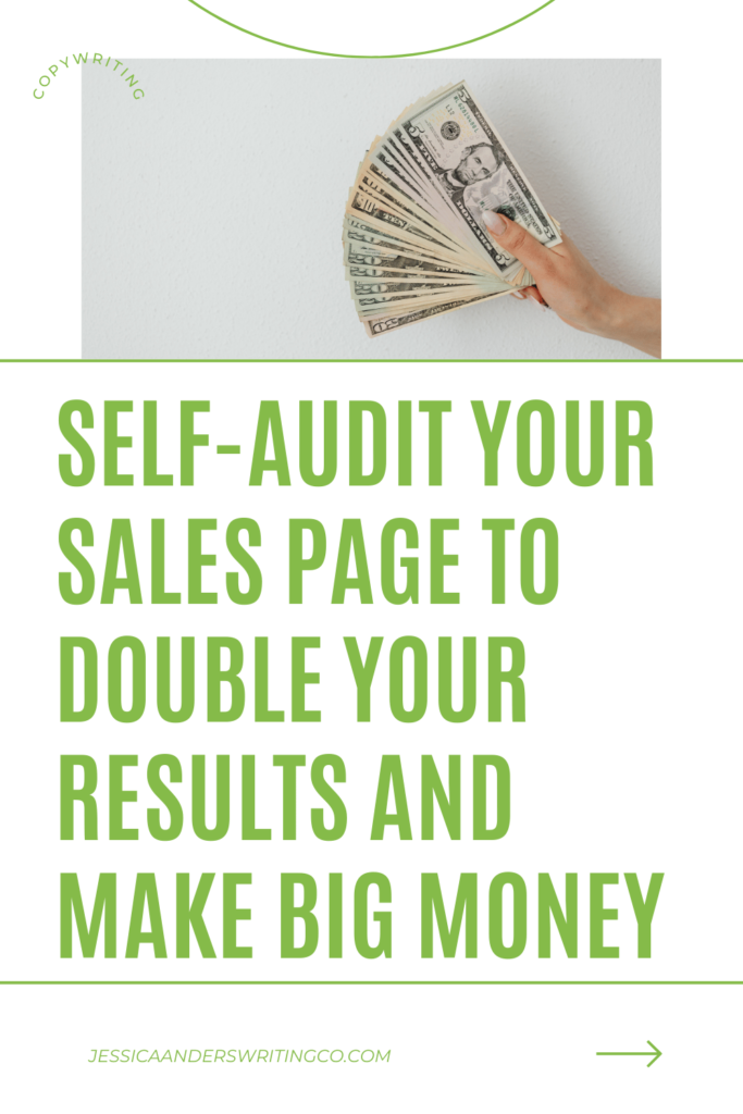 audit your sales page