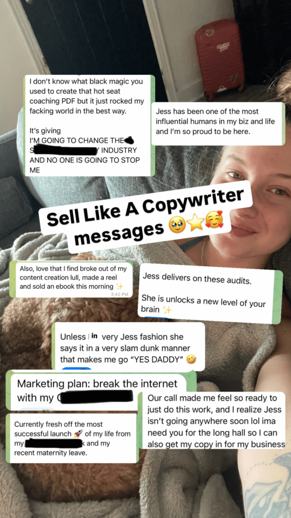 sell like a copywriter 1:1 messages