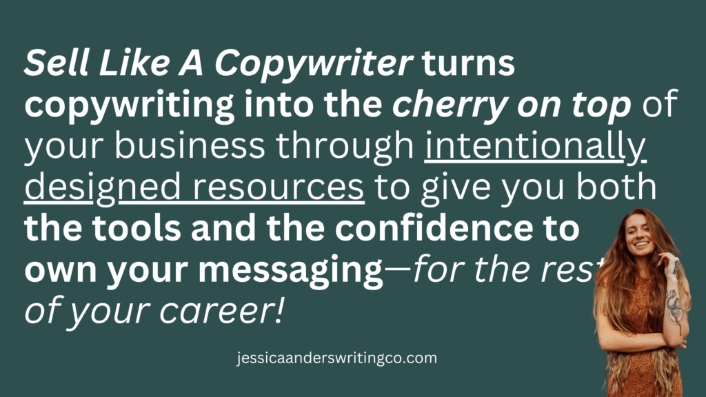 why sell like a copywriter