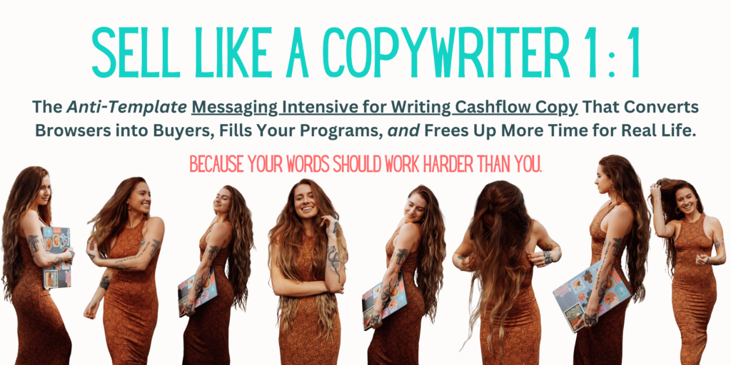 copywriting and messaging 1:1 intensive