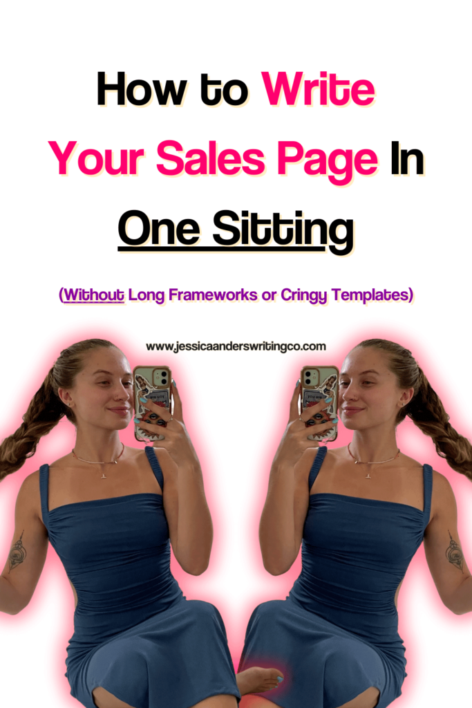 how to write a sales page