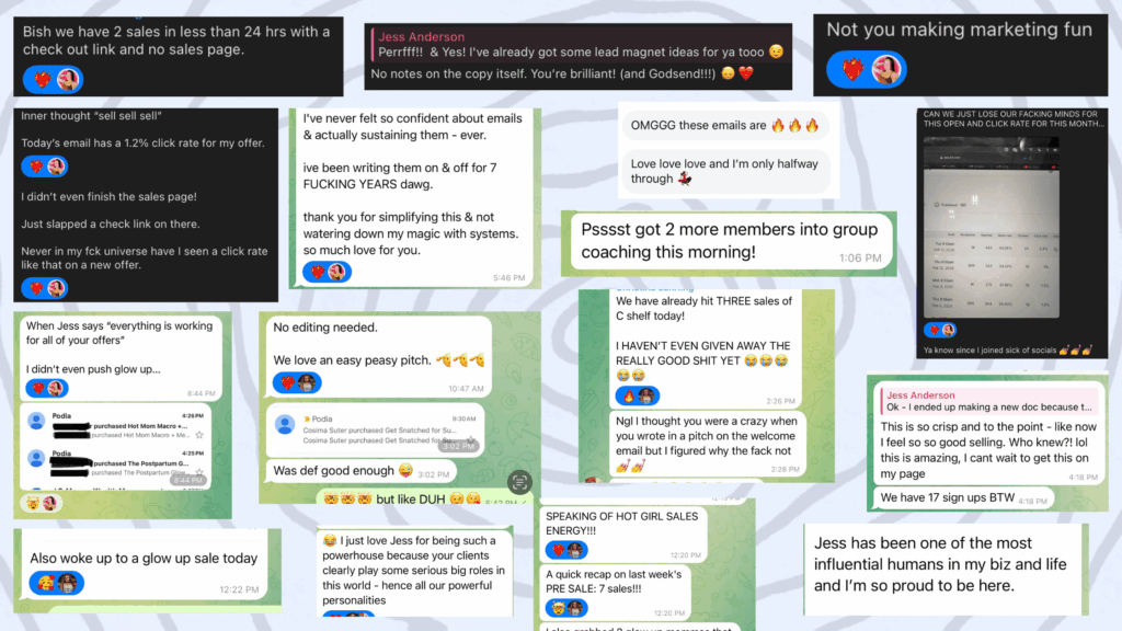 sick of socials testimonials